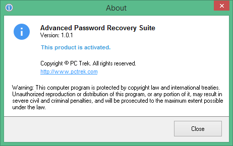 Advanced Password Recovery Suite скачать с ключом
