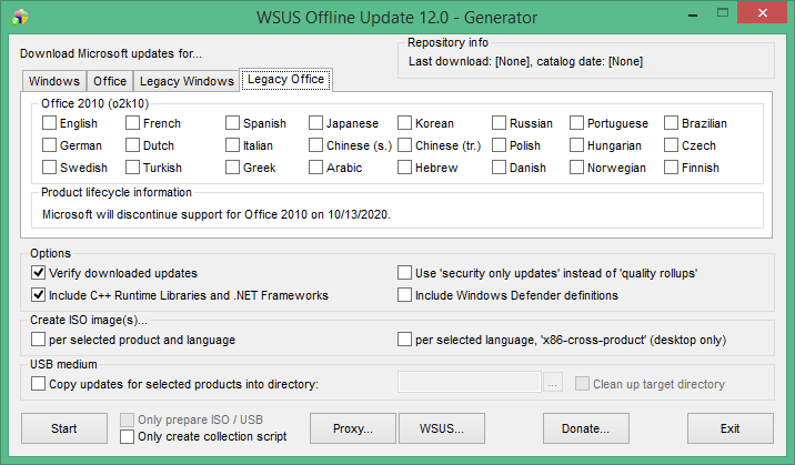 wsus offline update windows 7