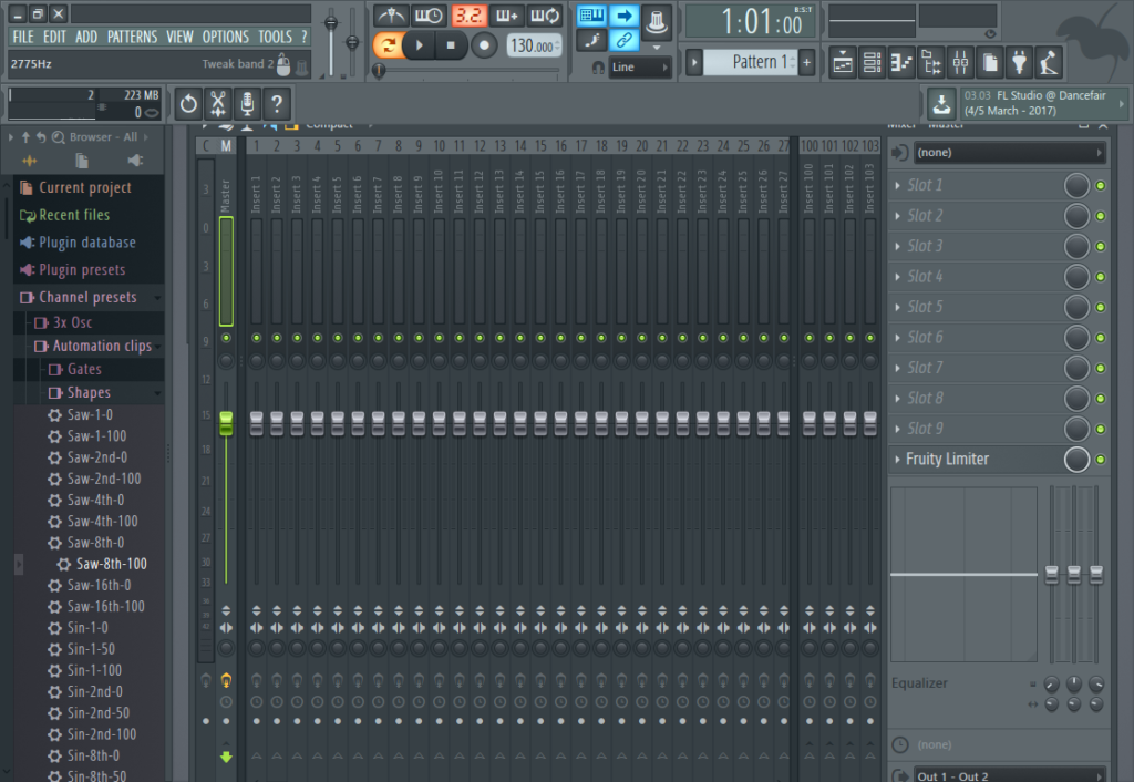 Fl studio шум на мастер канале