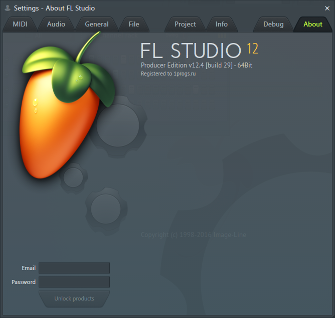 Как убрать логотип fl studio