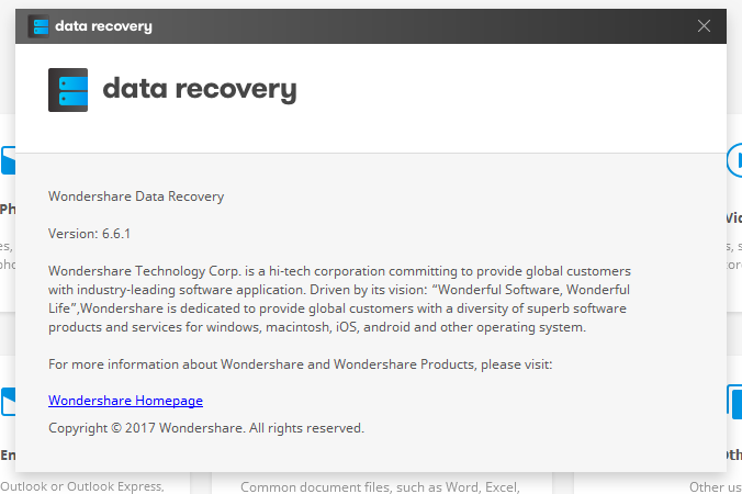 Wondershare Data Recovery скачать с ключом