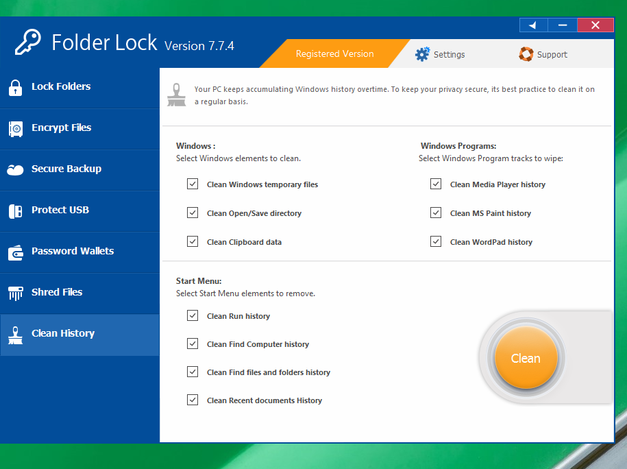 Folder Lock лицензионный ключ