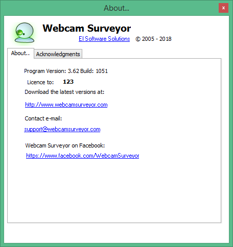 Webcam Surveyor скачать с ключом