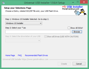 universal usb installer error on squash