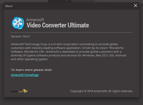 aimersoft video converter ultimate код активации