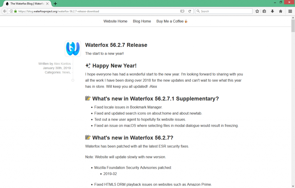 waterfox review security