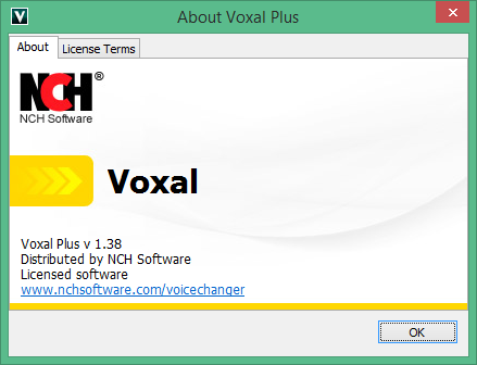 ключ для voxal voice changer