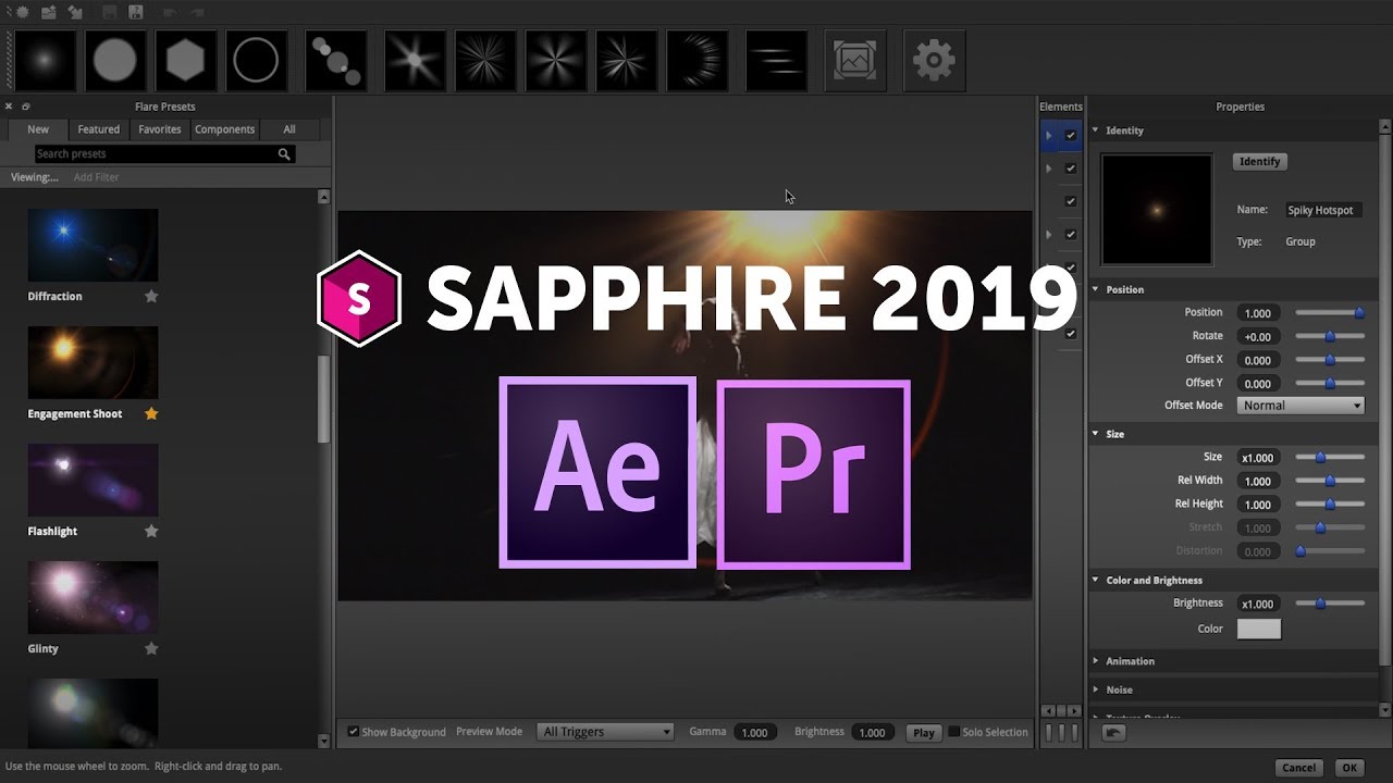 sapphire glow after effects
