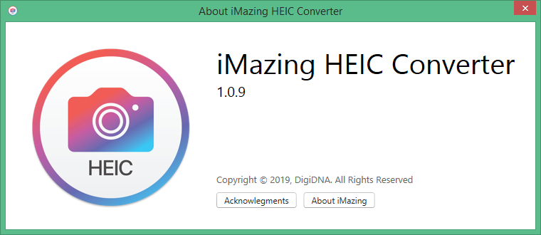 does imazing heic converter alter images