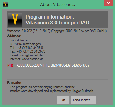 ProDAD VitaScene скачать