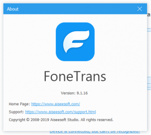 Aiseesoft FoneTrans 9.3.10 for iphone instal