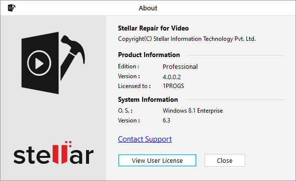 stellar repair for video softwarwe
