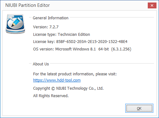 niubi partition editor key