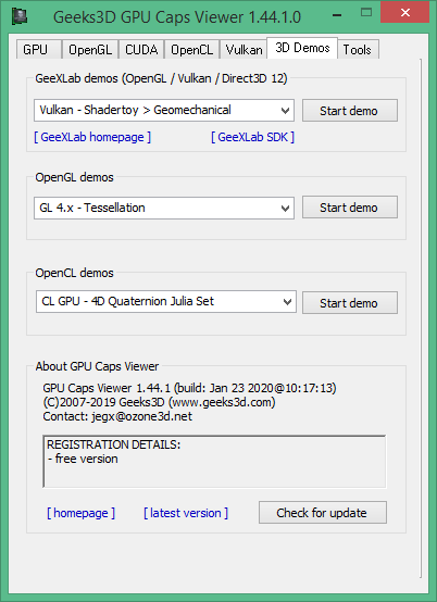 gpu caps viewer 1.50.1.0 download