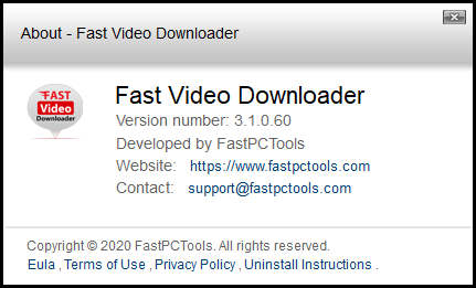 Fast Video Downloader код активации