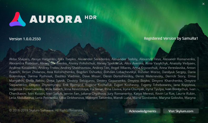 Aurora HDR скачать торрент