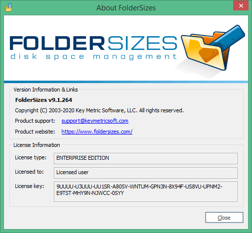 FolderSizes скачать