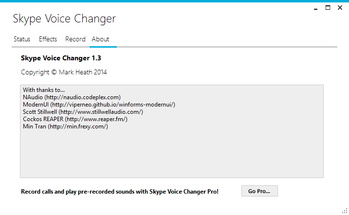 Skype Voice Changer скачать
