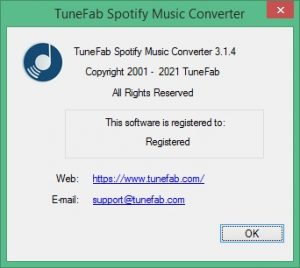 tunefab spotify music converter activation key