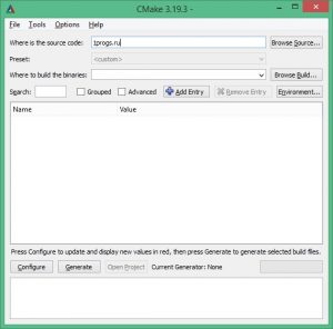 Cmake собрать проект