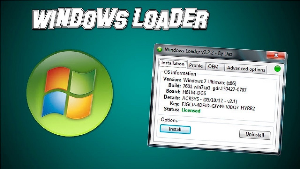 Windows Loader by DAZ