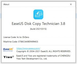 EaseUS Disk Copy 5.5.20230614 instaling