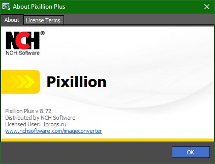 Pixillion Image Converter код активации