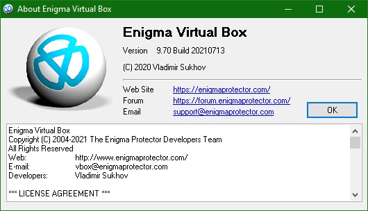 Enigma Virtual Box скачать бесплатно на русском