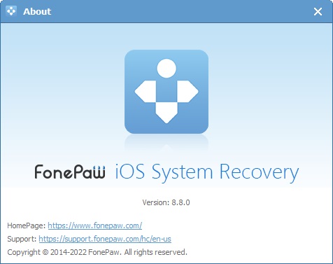 FonePaw iOS System Recovery код активации