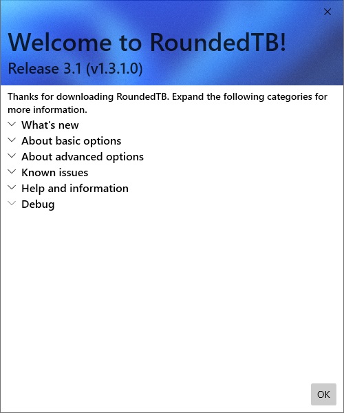 RoundedTB скачать для Windows