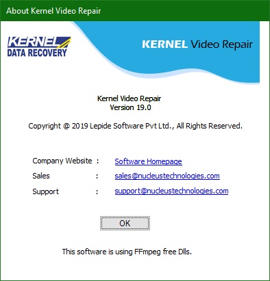 Kernel Video Repair key