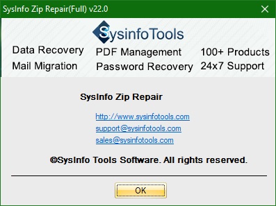 SysInfoTools Zip Repair скачать