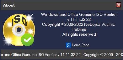 Windows and Office Genuine ISO Verifier скачать