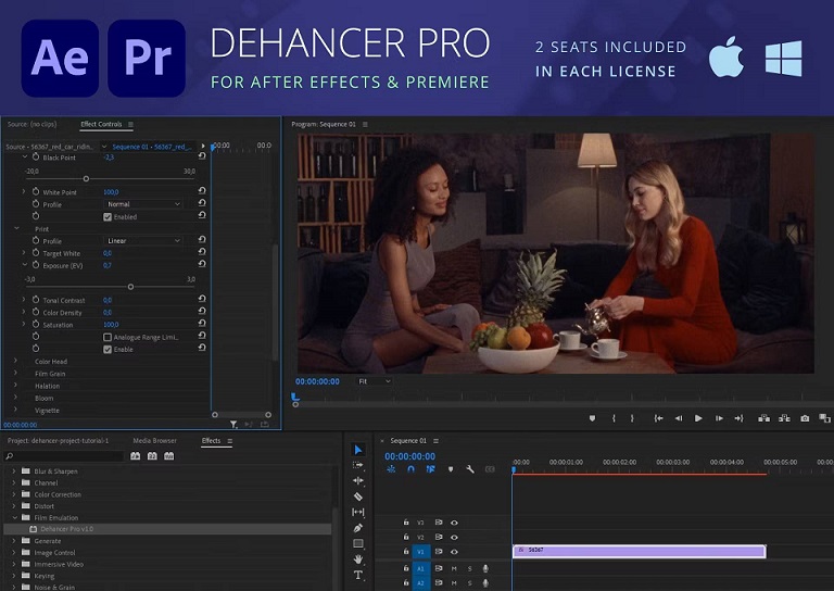 Dehancer Pro for Premiere Pro & After Effects