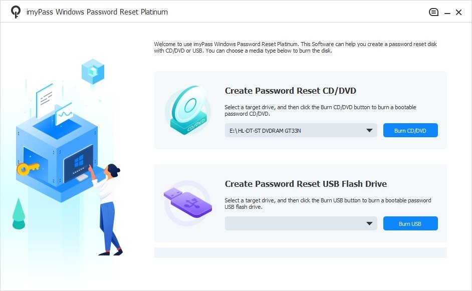 imyPass Windows Password Reset Platinum