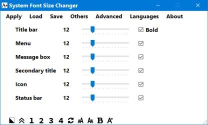 System Font Size Changer
