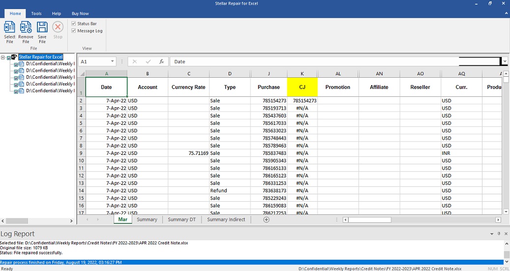 Stellar Repair for Excel