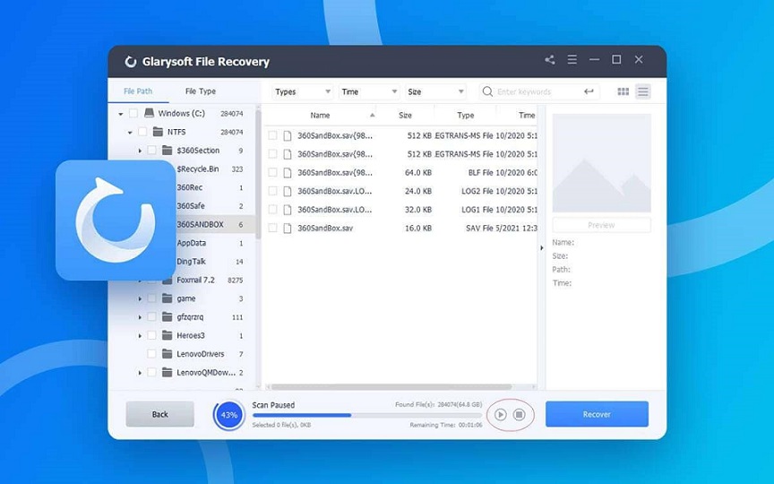 Glarysoft File Recovery